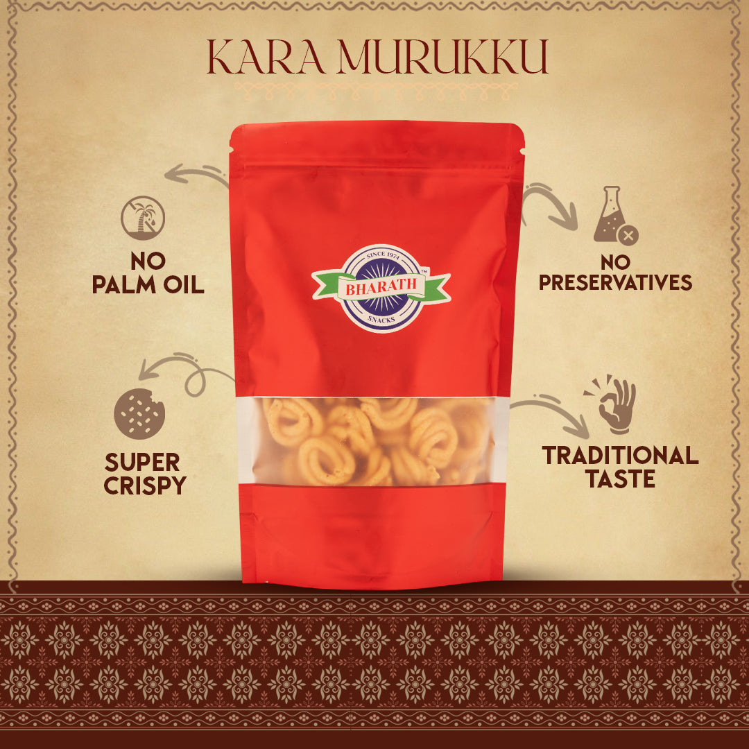 Kara Murukku / Spicy Murukku