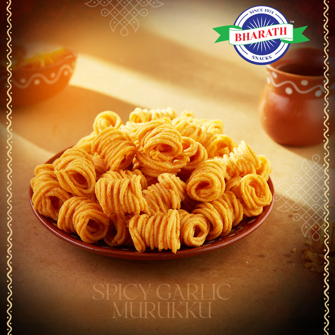 Spicy Garlic Murukku