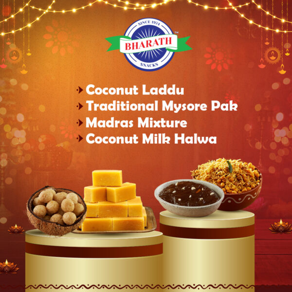 Bharath Snacks Diwali Box 2 – 650gm